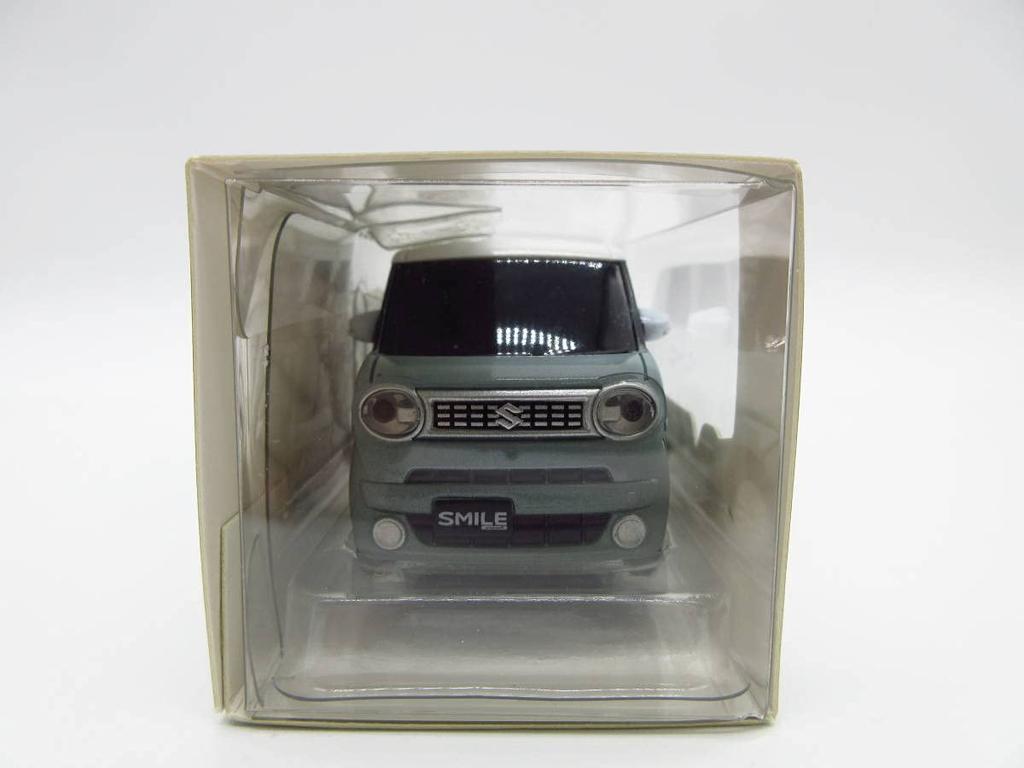 Suzuki New Wagon R Smile Dealer Exclusive Pullback Car Miniature Car Color Sample Off Blue Non-Sale Metallic/White Two-Tone