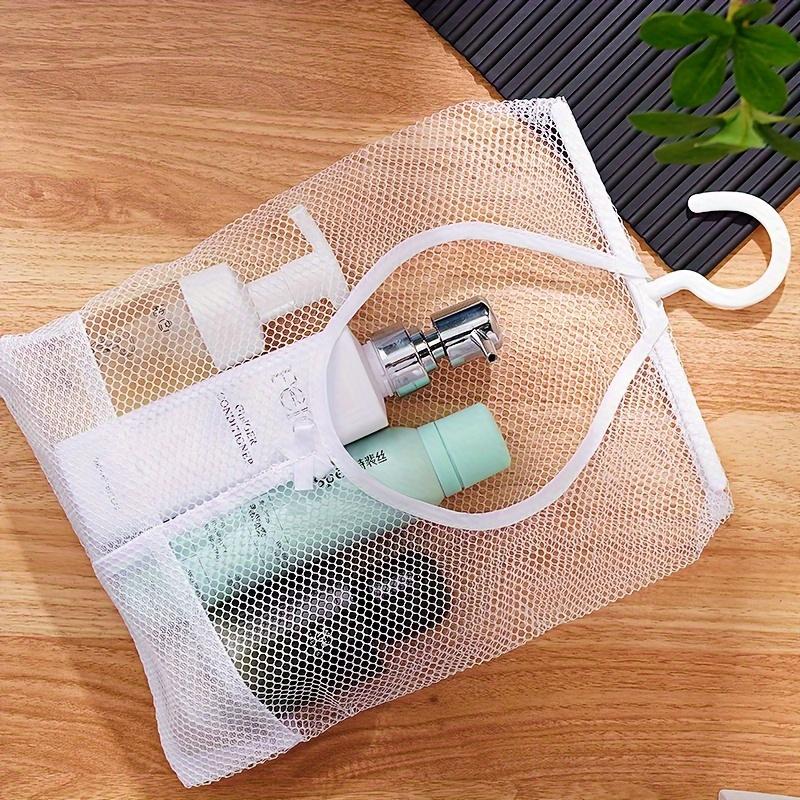 1pc Multi-Functional Hanging Mesh Storage Bag, Polyester, Hand Wash Only, Space-Saving Organizer with Easy Access