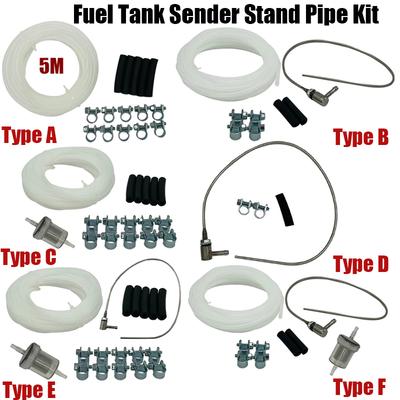 Fuel Tank Standpipe Kit Replaceable Parking Heater Fuel Line Oil Fuel Filter Set for Eberspacher Webasto Heater Diesel Hose Clip