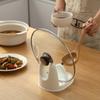 Pot Cover Rack Spatula Shelf Pot Lid Holder Pan Cover Stand Pot Storage Shelf Kitchen Accessories