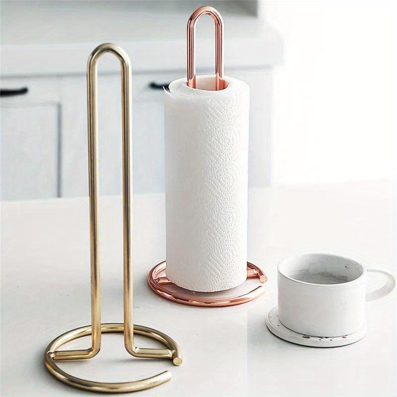 Kitchen Roll Paper Towel Holder Bathroom Tissue Stand Dining Table Vertical Napkins Rack Kitchen Storage Shelf