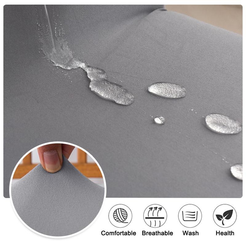 Housse de Siège de Chaise Imperméable pour Salle à Manger Housse de Protection Extensible pour Meubles Housse de Chaise de Salle à Manger pour Cuisine Restaurant Bureau Banquet