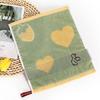 Cartoon Puppy Bear Quick-Drying Jacquard Hand Towel, 100% Cotton, 25x25 cm.