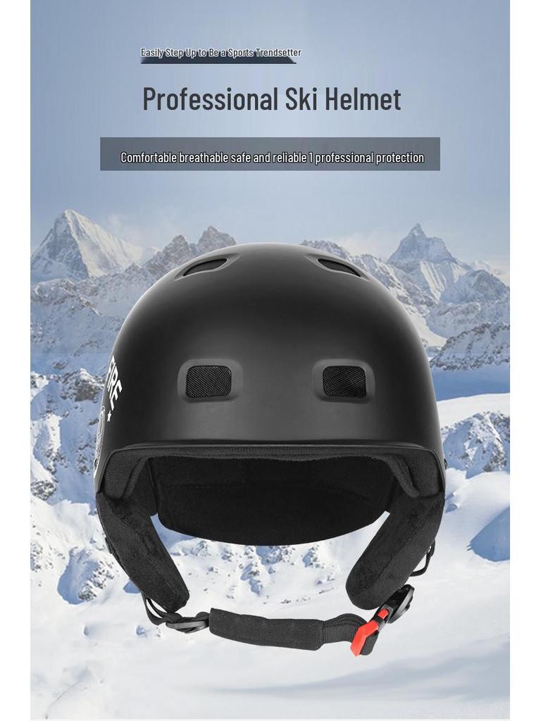 Adjustable Professional Ski & Snowboard Helmet for Men & Women - Warm, Safe, Durable Anti-Collision Equipment