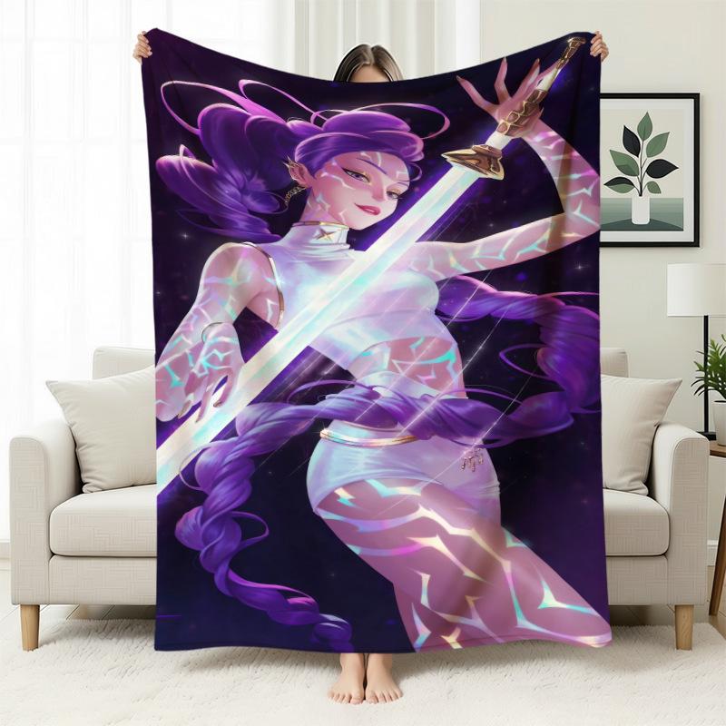 Temu Blanket Kpop Witch Hunters Blanket Flannel Blanket Office Home Sofa Blanket Nap Blanket