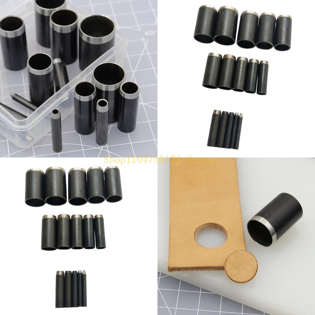 15Size Round Hole Punch,Hollow Punch Cutter Tool Set with Storage Case,Leather Craft Tools Set for Handmade DIY Craft top sale China Mainland