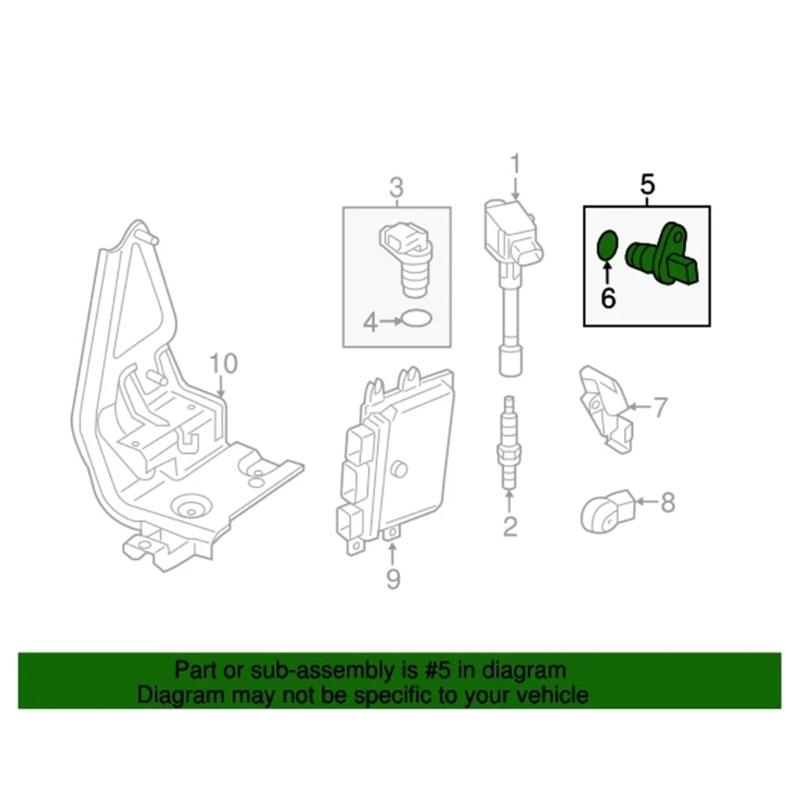 Engine Camshaft Sensor For NV200 1.8L 2.0L Model Precise Crank Positioning Component 23731-1VA0A 23731-ED01A 23731-EN20A