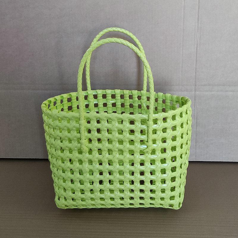 New Holiday Woven Beach Photo Bag - Handheld Hollowed-out Vegetable Basket Handbag