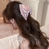 Triangular Clip Satin Shell Bow Hair Clip, Women's New Back Head High-end Shark Clip Hair Accessory