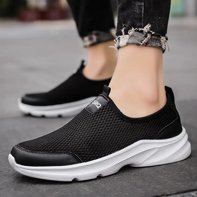 Fashion Fashion Breathable Men Casual Shoes Lightweight Outdoor Walking Shoe Non-slip Men's Sneakers Slip on Comfortable Footwear