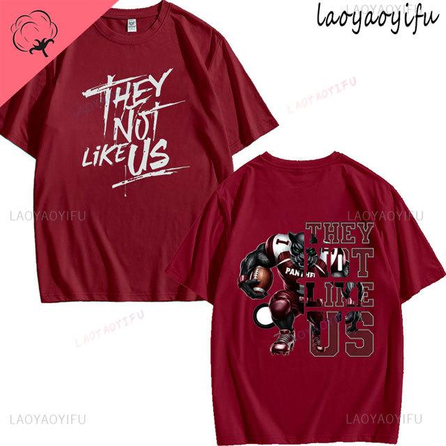 They Not Like Us Theme Print Tshirt Mens Womens Fashion 100Cotton Short Sleeve ONeck Breathable Tee Summer Casual Tops