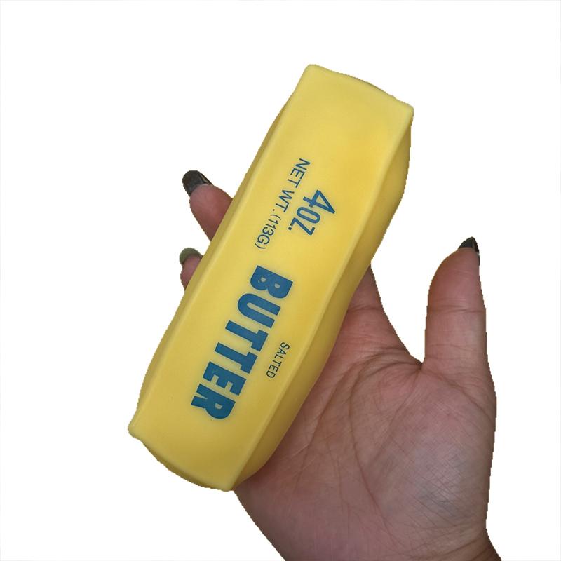Baston de unt Squishy Mingiuță Anti Stres Jucărie Fidget Jucărie Crocantă de Strâns Blocuri Rotunde Umplute ASMR Eliberare Anti Stres Mână Relaxare Jucărie Cadou