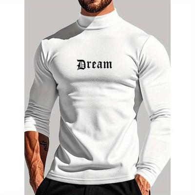 Regular Fit, Men's Long Sleeve Top, Warm & Elastic Cuffs