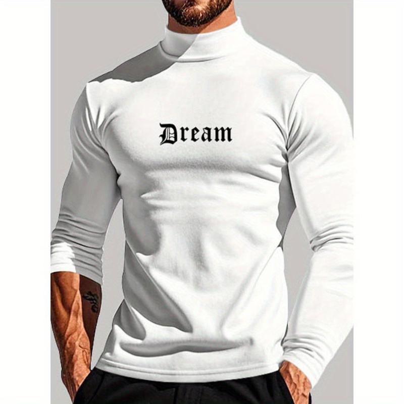 

Slim Fit Long Sleeve Tee, Breathable Mesh Underarm Panels, Solid Midnight Blue XXL