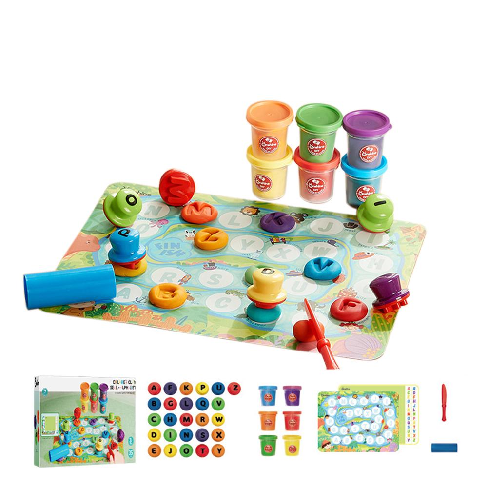 Çocuklar İçin Kil Seti 6 Renk Hava Kuruyan Renkli Kil Masa Aletlerle Ultra Hafif Çok Fonksiyonlu Modelleme Oyuncakları Erkek Kız Çocuklar İçin Hediyeler