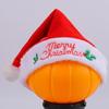 Plush Christmas Santa Hat with Embroidery Brim for Holiday Parties Giving Love
