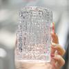 2pcs Set Wine Glass Cocktail Cups Drinking Bottle Simple Mug Transparent Glacier Glass Tree Bark Pattern Cup Household Drinkware