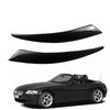 Car Front Headlight Eyebrow Head Light Eyelid Eyebrow Carbon Fiber Trim Sticker For Bmw Z4 E85 2002-2008