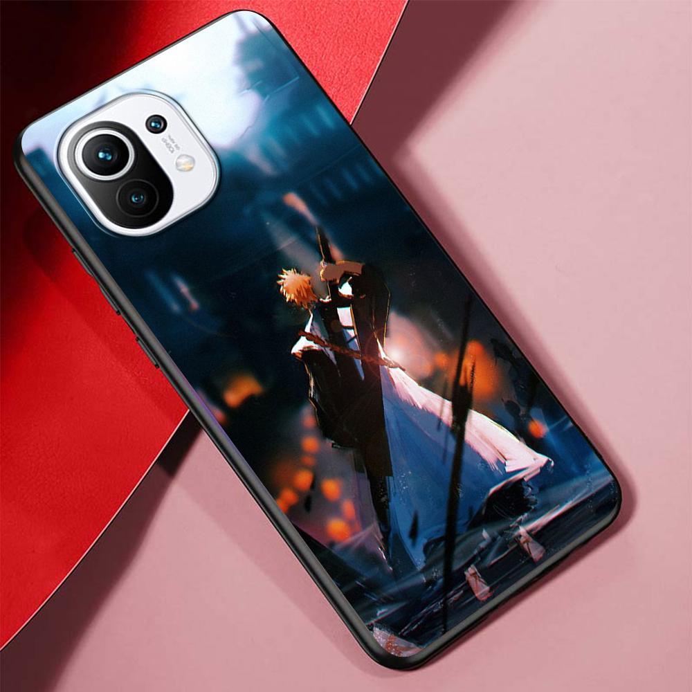 Japanese Anime Bleach Case for Xiaomi Mi 11 Lite 5G 12 Pro Note 10 10T 9 SE 9T 10S 8 A2 Lite CC9 Redmi Note 11 TPU Phone Cover