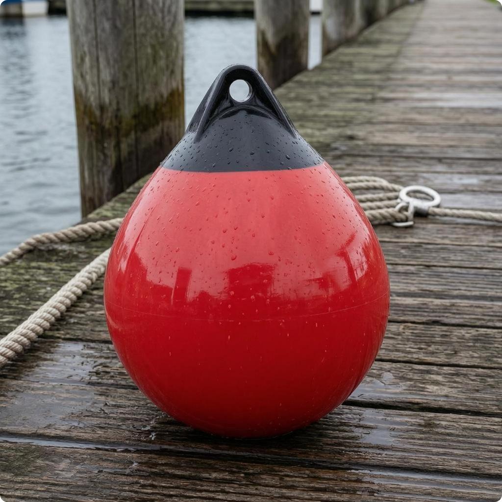 Anti-Collision Buoy PVC Boat Hull Guard Polyurethane Waterway Marker for