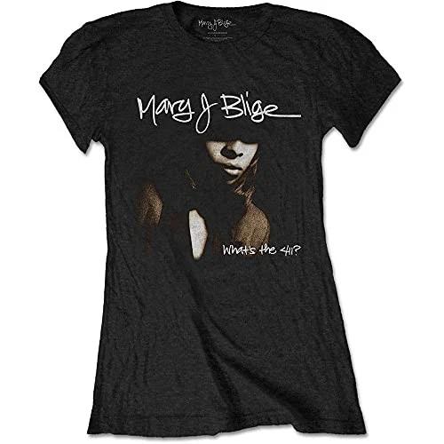 Band Monkey Mary J Blige Ladies T-Shirt Cover 4XL