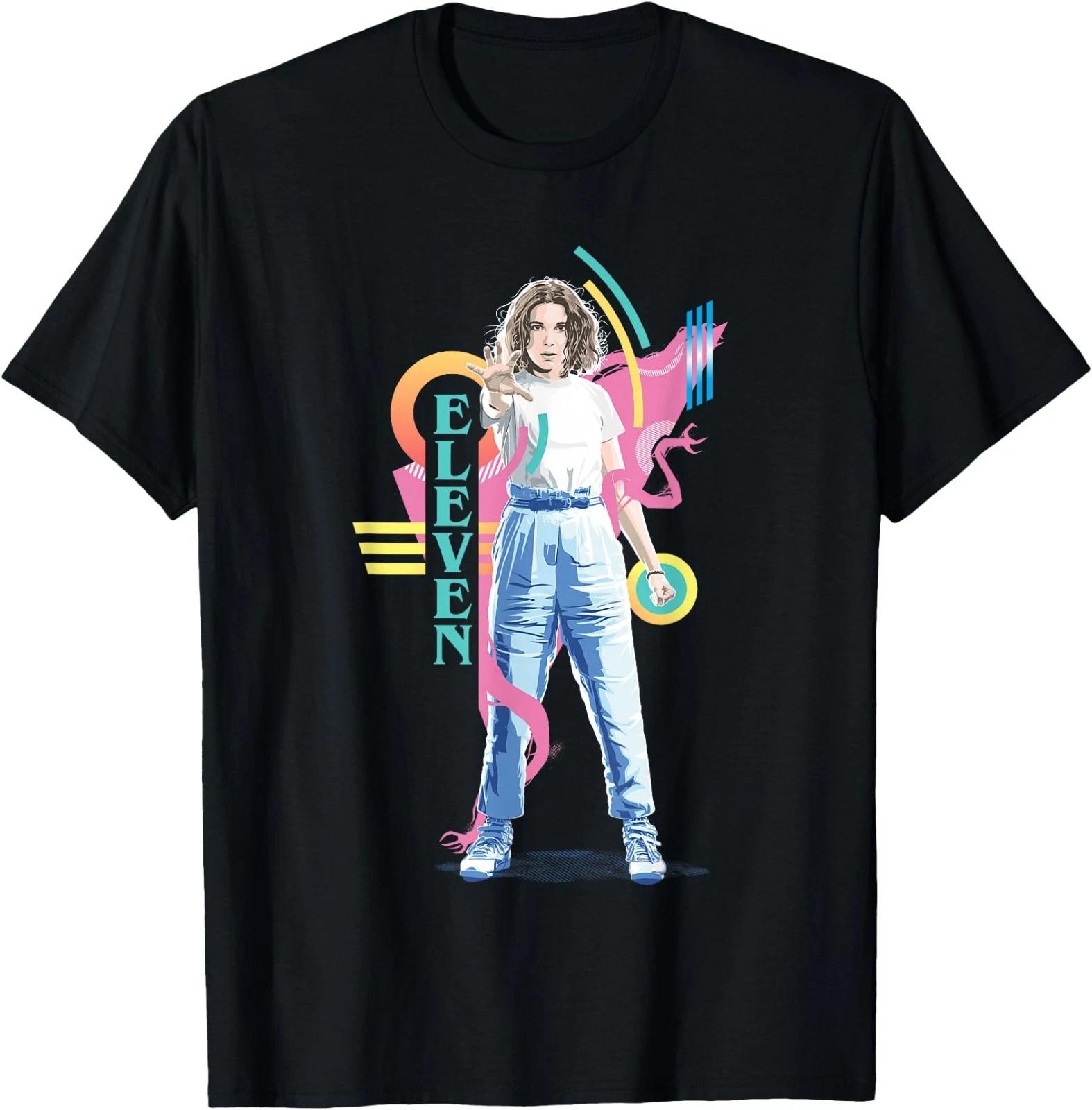 Stranger Things Vintage Retro Eleven Superpowered 80 s Icon T-Shirt 3XL