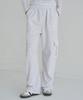 5OML Single-Pleat Wide Cargo Sweatpants (Oatmeal)