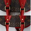 LOUIS VUITTON Almine toe bag Handbag M41779 2WAYShoulder Rouge Brown / red Monogram canvas Women Used