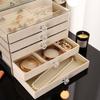 Jewelry Storage Box, High-end Exquisite New Drawer Necklace, Earrings, Multi-layer Large-capacity Earrings, Hand Jewelry Box.