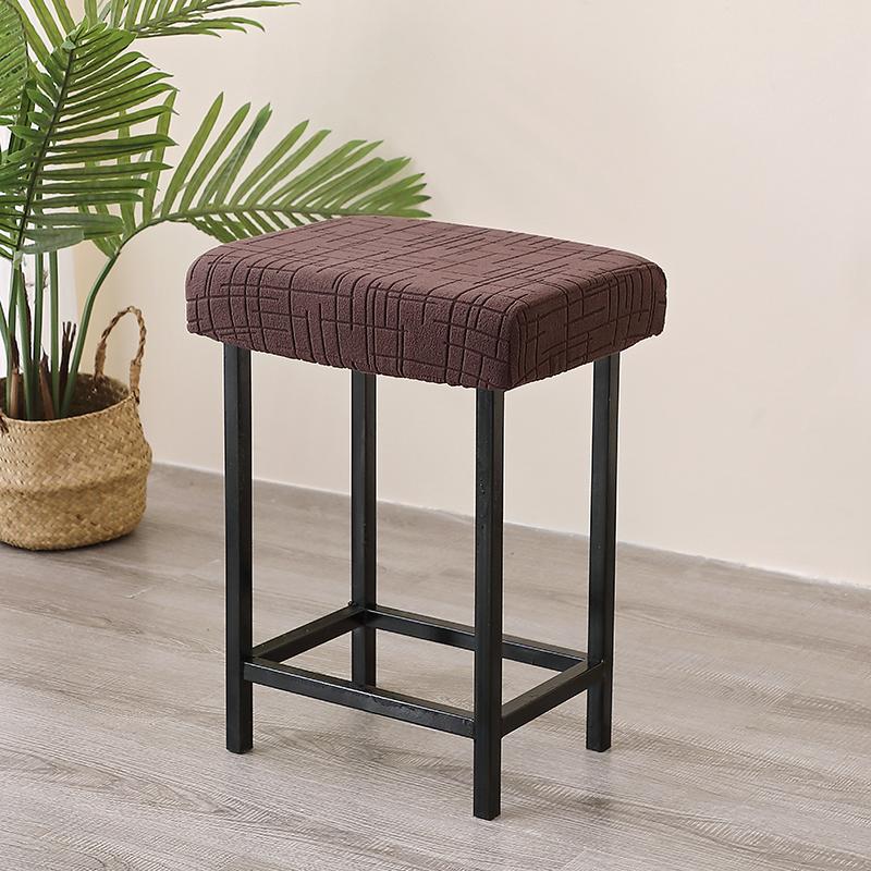 

1/2/4/6pcs Saddle-Style Bar Stool Cover Counter Saddle Seat Cover Elastic Dining Chair Seat Slipcovers Anti-dirty Protector Home 1pc