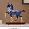 Chinese Style Success on Horseback Ornament for Living Room, Office, or Wine Cabinet - Ideal Housewarming or Opening Gift