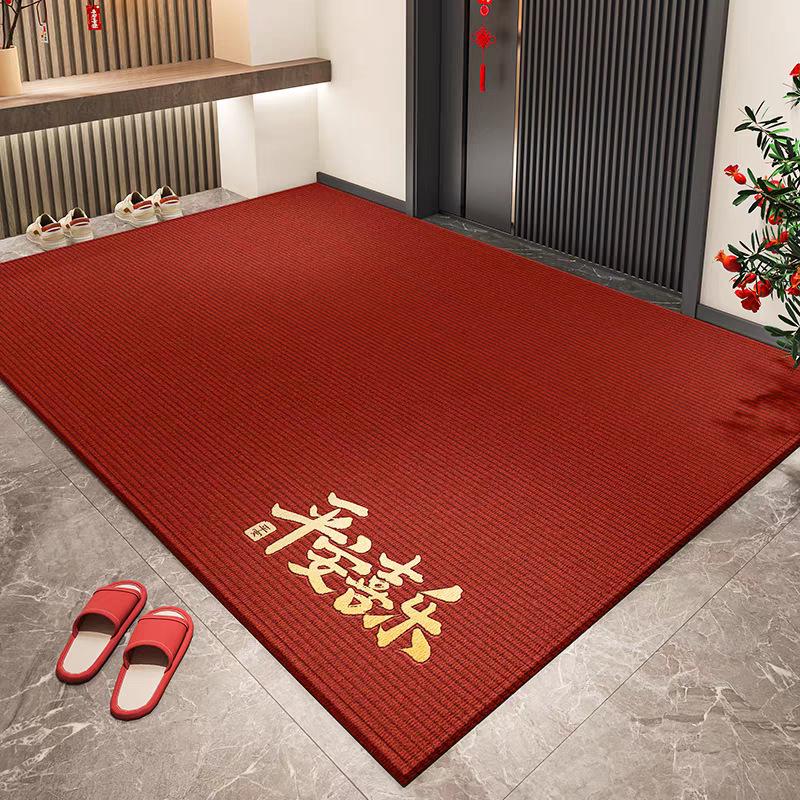 Luxury Crystal Velvet Non-Slip Entrance Mat - Dirt-Resistant Hallway and Doorway Rug