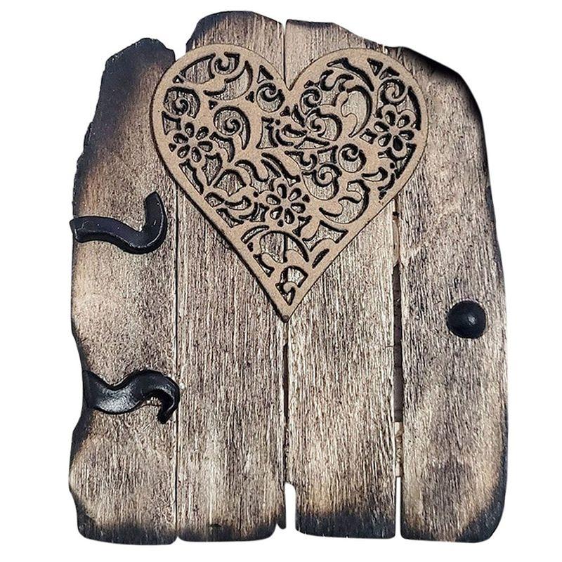 

AEE4-Miniature Tree Door Outdoor Miniature Tree Decoration Door Fairy Door Garden Accessories Decoration Christmas