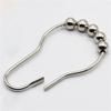 12pcs Rusts Resistant Stainless Steel Bath Curtain Hooks Rustproof 5 Beaded Shower Rod Hook Bathroom Accessories