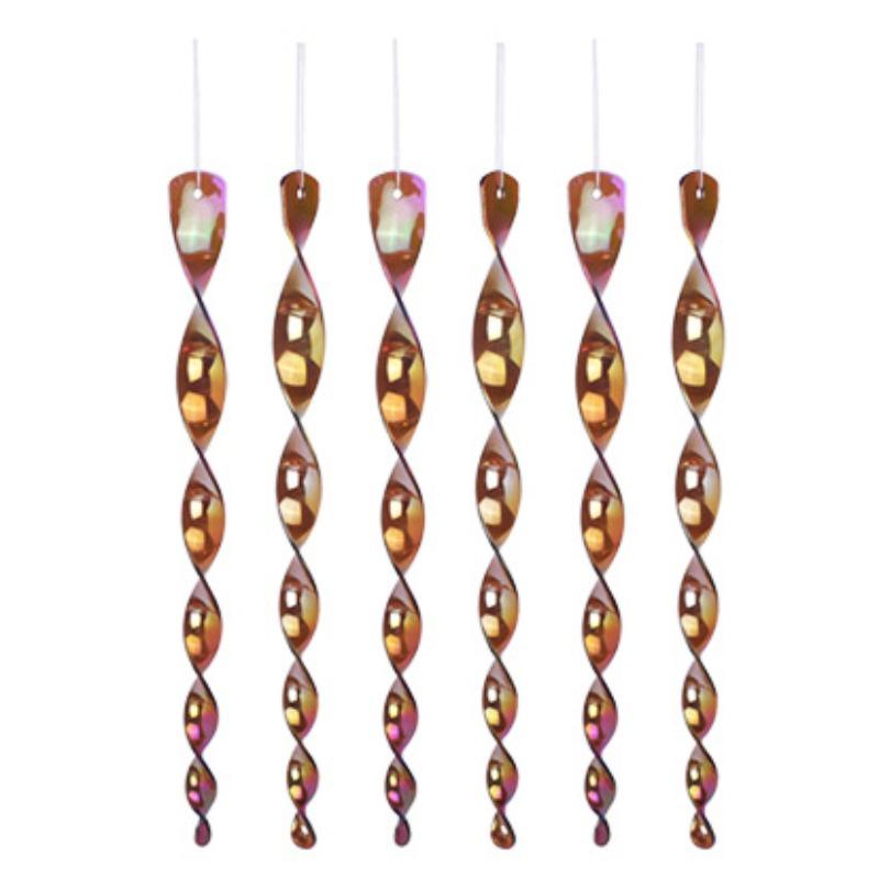 10Pcs Reflective Bird Deterrent Rods 30cm Hanging Bird Repellents Reflective Wind Spiral Rod Garden Anti-bird Protection