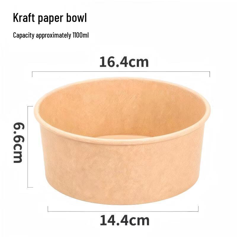 Chuzhou Disposable Kraft Paper Bowls with Lids