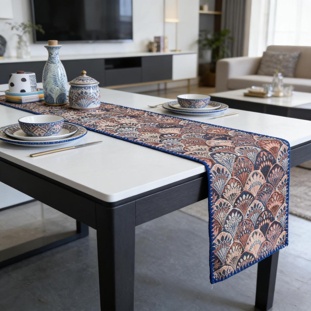 Dining Table, TV Cabinet and Center Table Decoration Home Decorative Nordic Cotton Linen Multi-purpose Table Runner