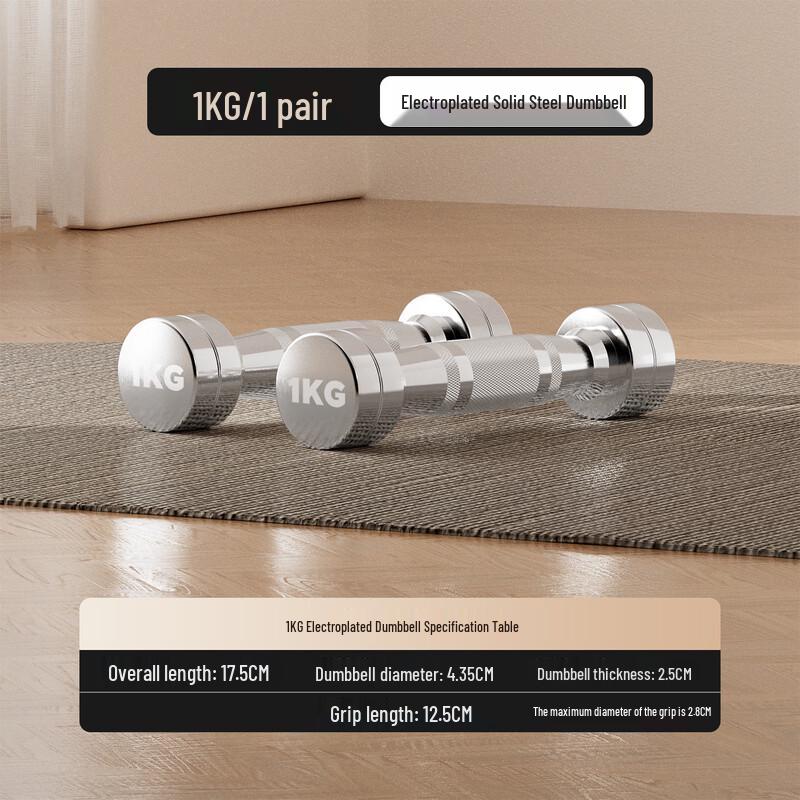 Kairui Electroplated Steel Dumbbell Set