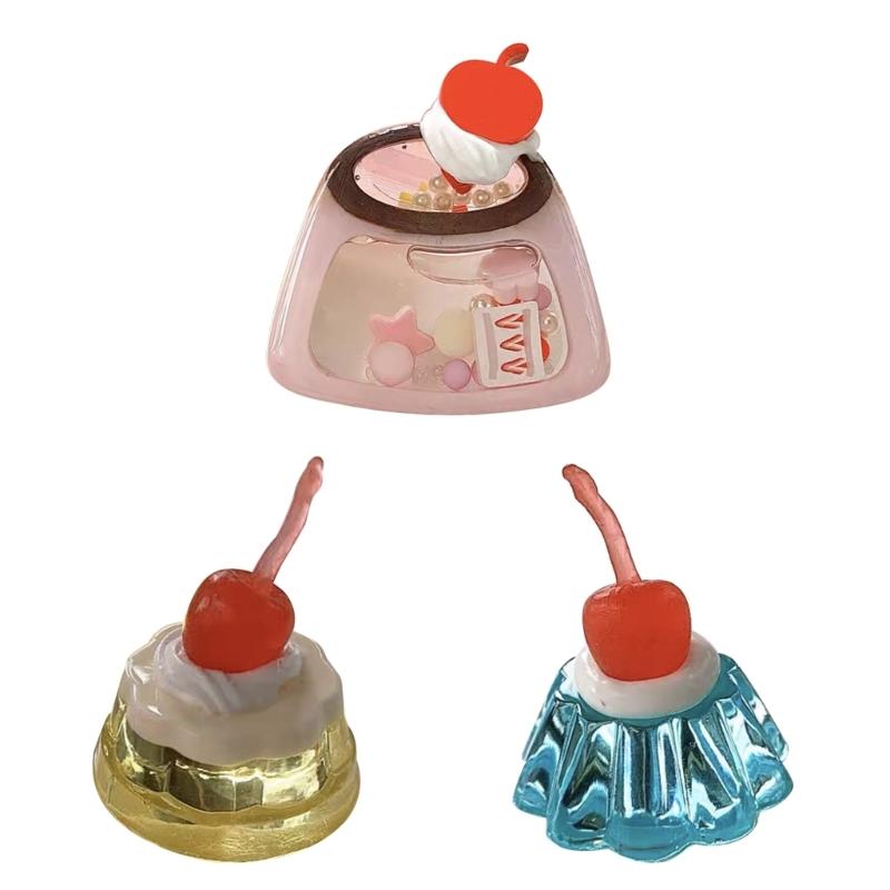 DIY Pudding Ornament Quicksand Silicone Epoxy Mold DIY Keychain Pendant Jewelry Crafting Mould for Valentines Gift