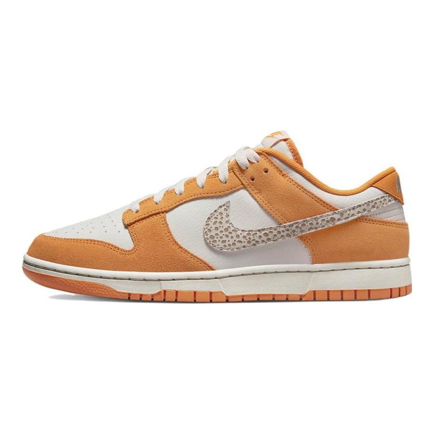 Nike Dunk Low 'Safari Swoosh Kumquat' Skate Shoes Sneakers DR0156-800