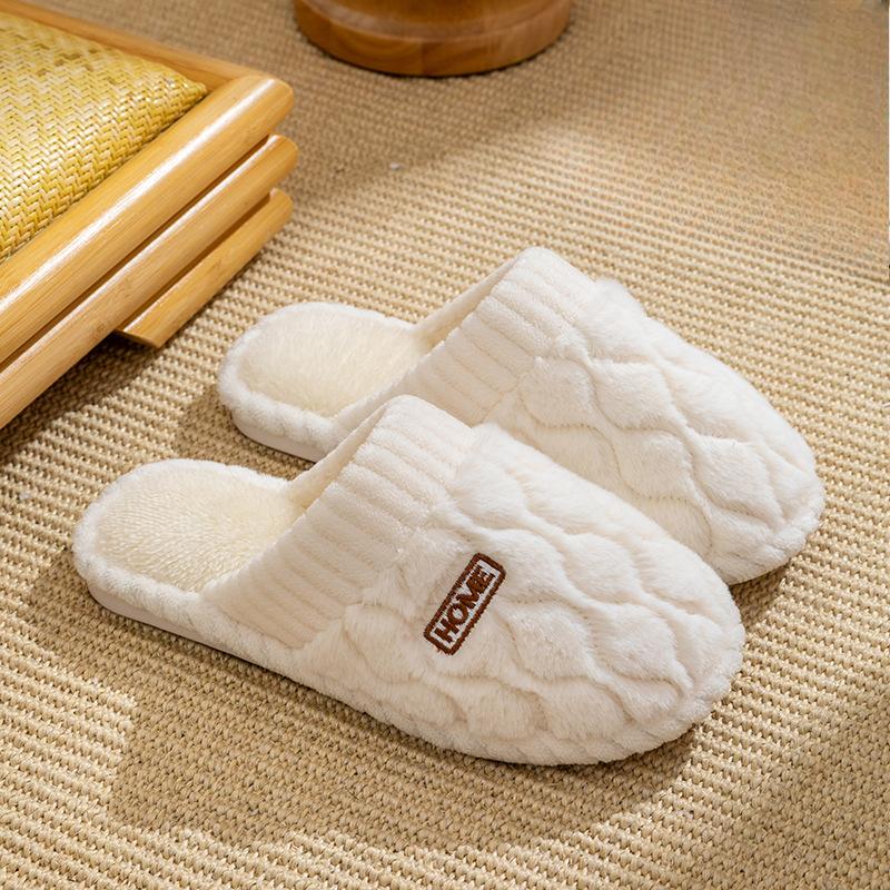 Cotton Shoes and Slippers Are Anti-slip and Warm for Indoor Use