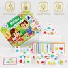 Kids Shape Dice Board Game Montessori Toys Geometric Matching Cards Memory Games Brain Thinking Social Sensory Educational Toys