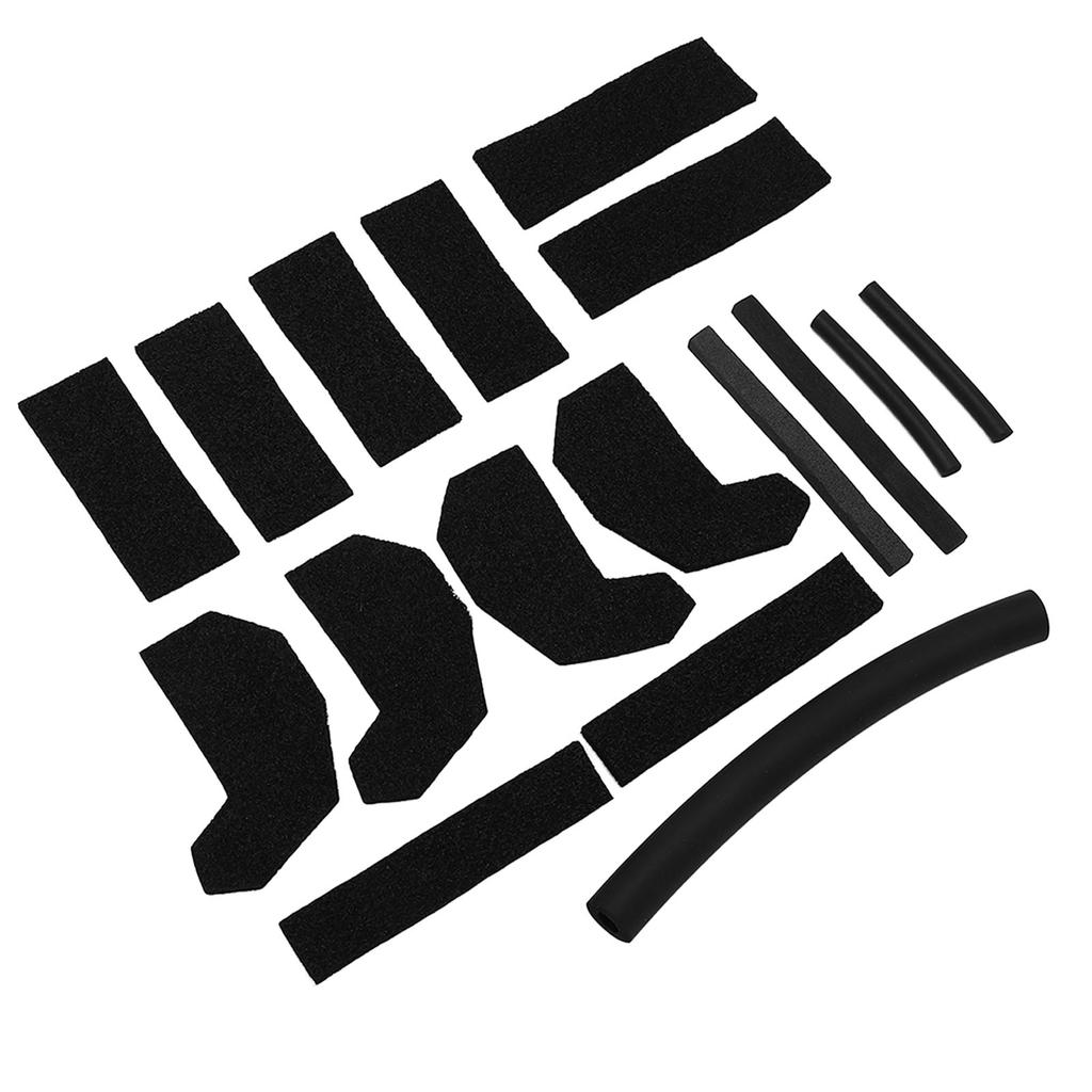 17PCS Hard Top Foam Blocker Seal Kit 68026937AB Strong Sealing Replacement For Jeep Wrangler JK 2007‑2018