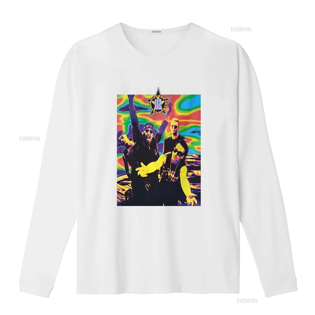 1993 U2 Zoo Tv Tour T-Shirt XL Zooropa Band Konzert Mode Selten CD Inspiriert Vintage Gewaschen Mann Stilvolle Designerkleidung