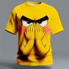 Ανδρικό T-Shirt, 3D Εκτύπωση, Στρογγυλή Λαιμόκοψη, Κοντομάνικο, Casual, Ελαφρύ Τοπ, Αθλητικό Ρούχο, Casual, Μεγάλο Μέγεθος, Μόδα