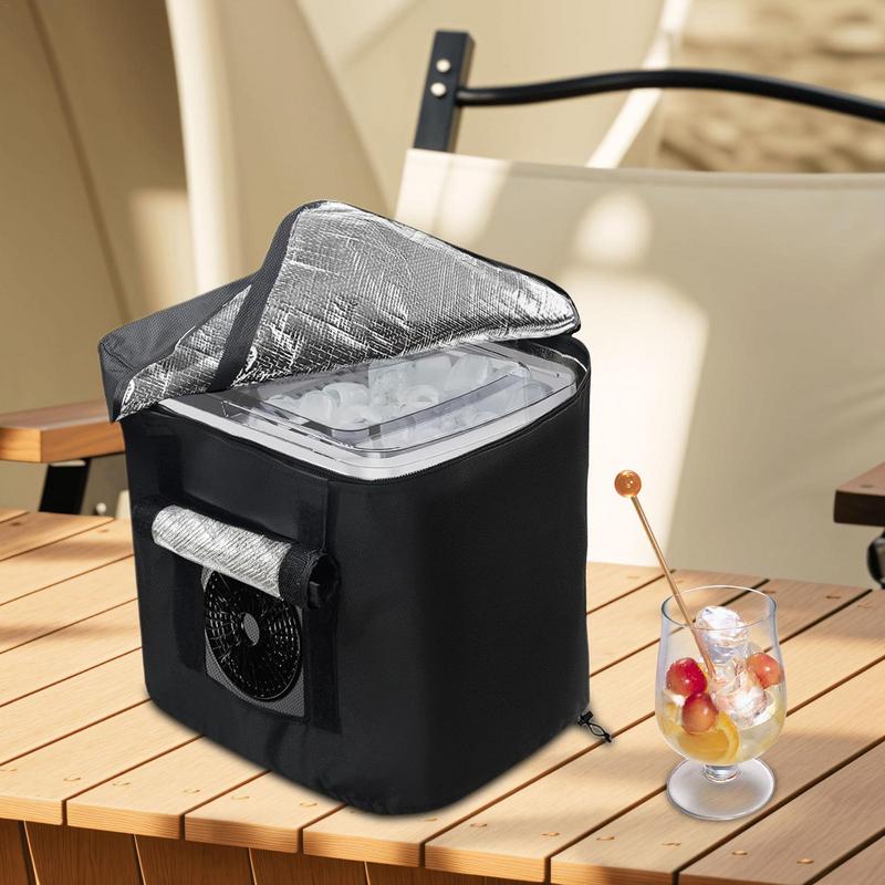 Cover For Ice Maker Heat Shield Portable Waterproof Insulation Cover For Ice Maker Ice Cube Maker Protective Cover Ice Maker