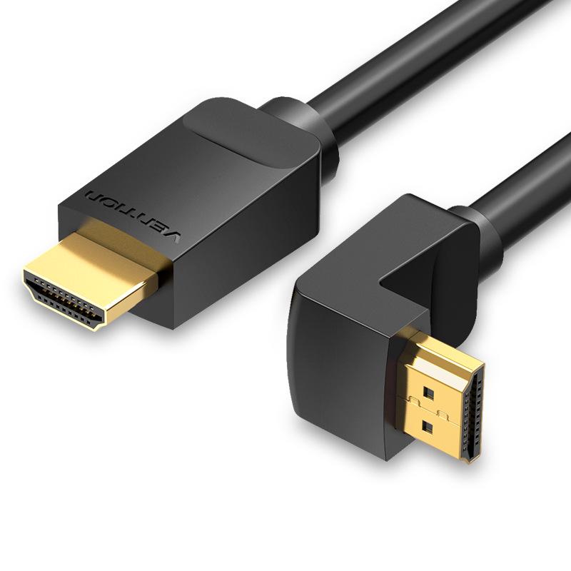 Vention 4K HDMI 2.0 Right Angle 90° Cable for TV, Monitor, Laptop, Set-Top Box.