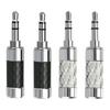 3,5mm Audio-Stecker Kohlefaser Kupfer Rhodinierte Anschlüsse für Überlegenen Klang und Langzeitgebrauch