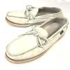 Made In Spain MARINE Leather Moccasin Deck Shoes Men’s 9 27.5 White Slip-on