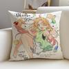 Dolce CCute Ruri RocksS Copricuscino Traspirante e delicato sulla pelle Federa in lino quadrata rimovibile e lavabile Cuscino
